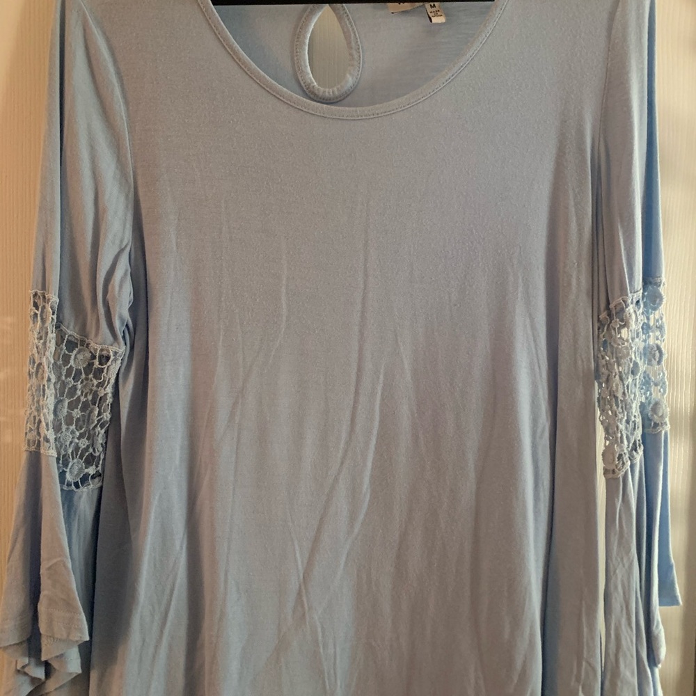 Sky blue top
